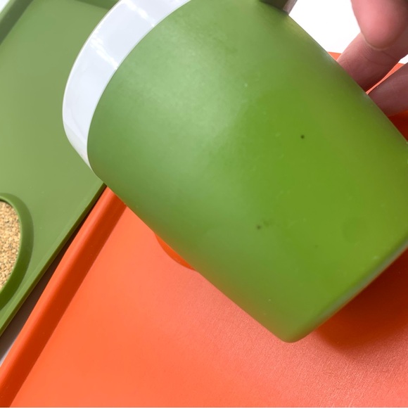 MCM Set of 4 Serving Snack Trays & Mugs ACCA Ware by David Douglas Vinta… - Picture 12 of 16